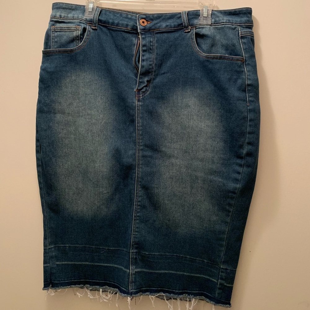 Jean skirt, size XL